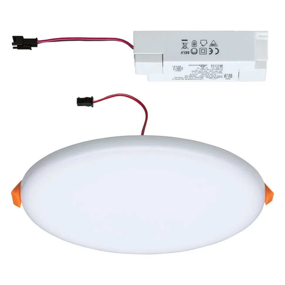 Paulmann Veluna LED-indbygningslampe 4000K Ø18,5cm