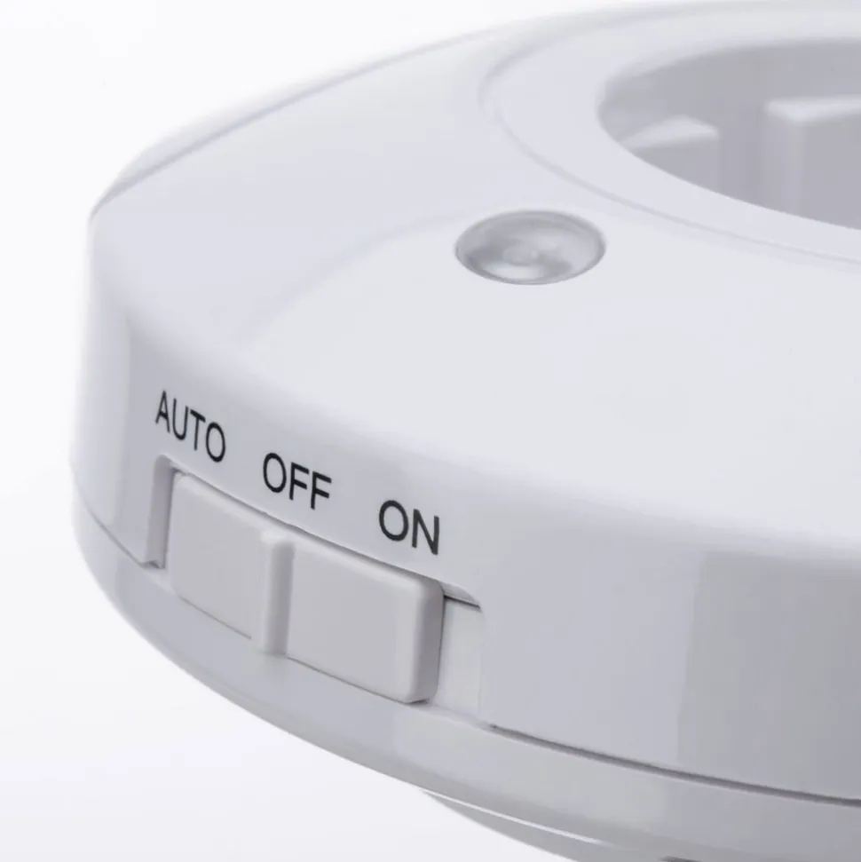 Paulmann Viby LED-natlys, med stikdåse, rund