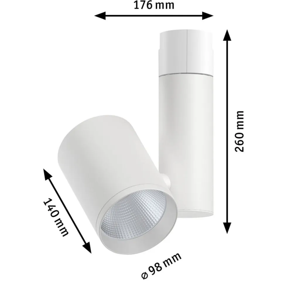Paulmann Zeuz URail Spot 4.000K 39° hvid mat