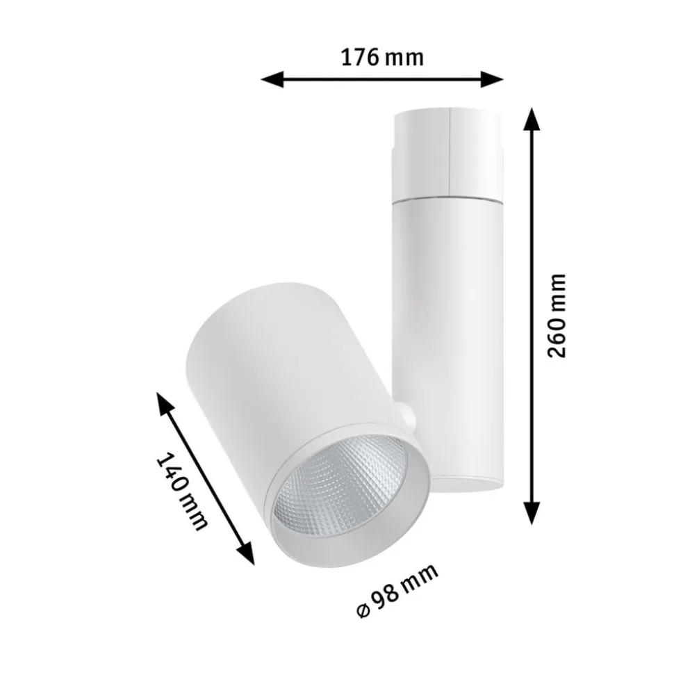 Paulmann Zeuz URail Spot 4.000K 15° hvid mat