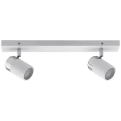 Paulmann Zyli loftspot, hvid/krom, 2 lyskilder