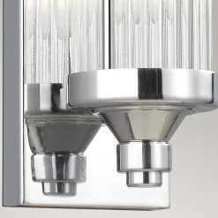 Paulson LED-væglampe IP44, 1 lyskilde højde 73,7cm