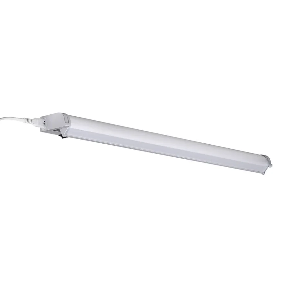 Påbygningslampe med LED 957021102, længde 121 cm, sølv, 4.200 K