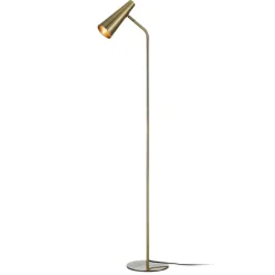 Peak gulvlampe, variabel, antik messing