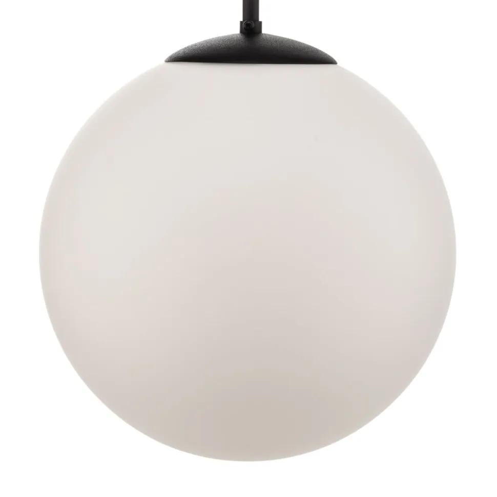 Pendellampe Dione, 1 lyskilde, hvid/sort 30 cm