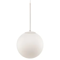 Pendellampe Dione, 1 lyskilde, hvid, 30 cm