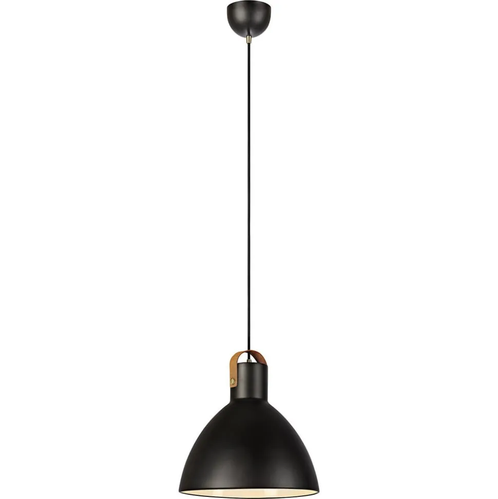 Pendellampe Eagle med metalskærm Ø 35 cm sort