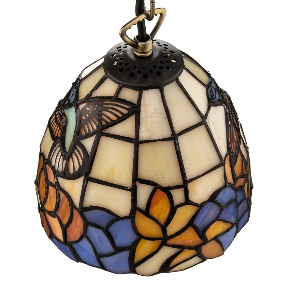 Pendellampe i Tiffany-stil COLIBRI