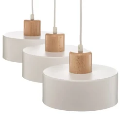 Pendellampe Tako, 3 lyskilder, hvid