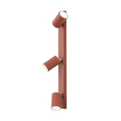 Penn loftspot, koralrød, længde 60 cm, aluminium