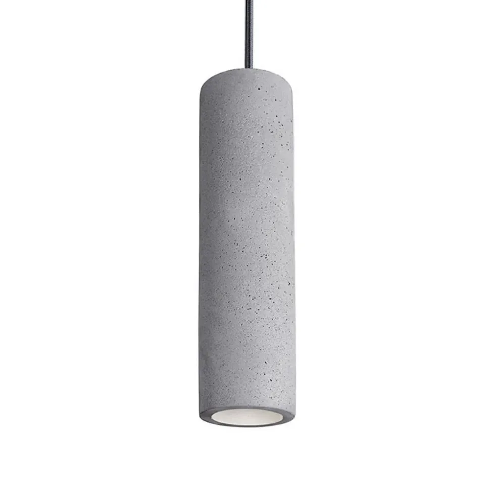 Phenix hængelampe af beton, aflang