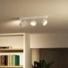 Philips Bracia LED-loftspot med 3 lyskilder, hvid