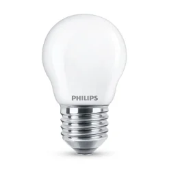 Philips Classic LED-pære E27 P45 6,5 W 2.700 K mat