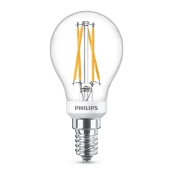Philips Classic LED-pære E14 P45 2,5W 2.700 K klar