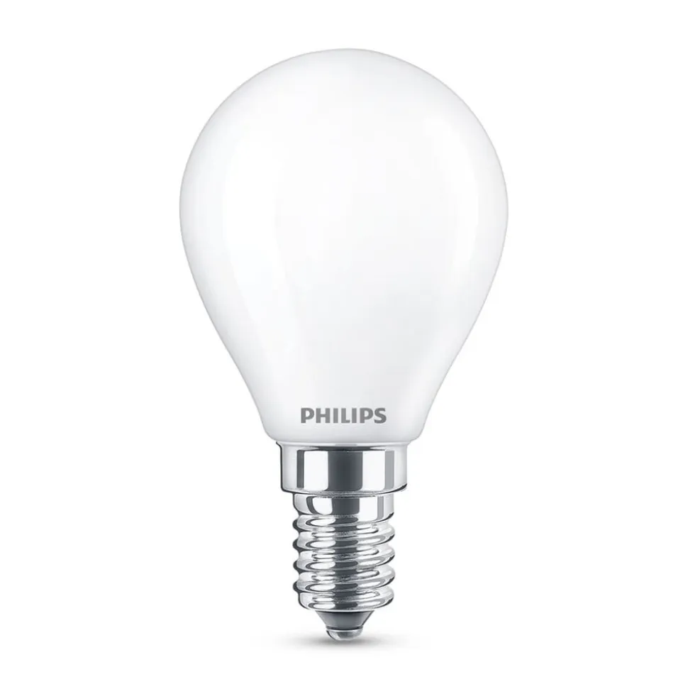 Philips Classic LED-pære E14 P45 6,5 W mat 4.000 K