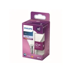 Philips Classic LED-pære E14 P45 6,5 W mat 4.000 K