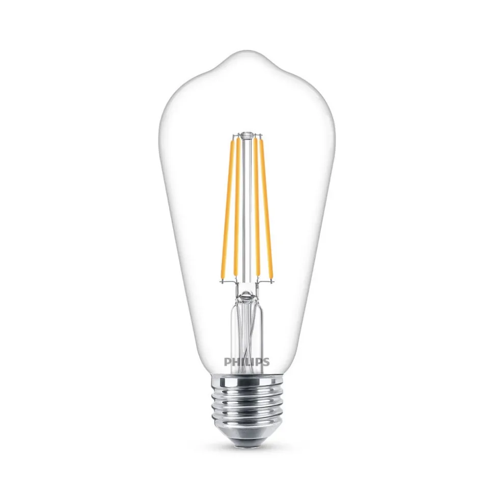 Philips E27 LED-pære filament 4,3W 2.700K