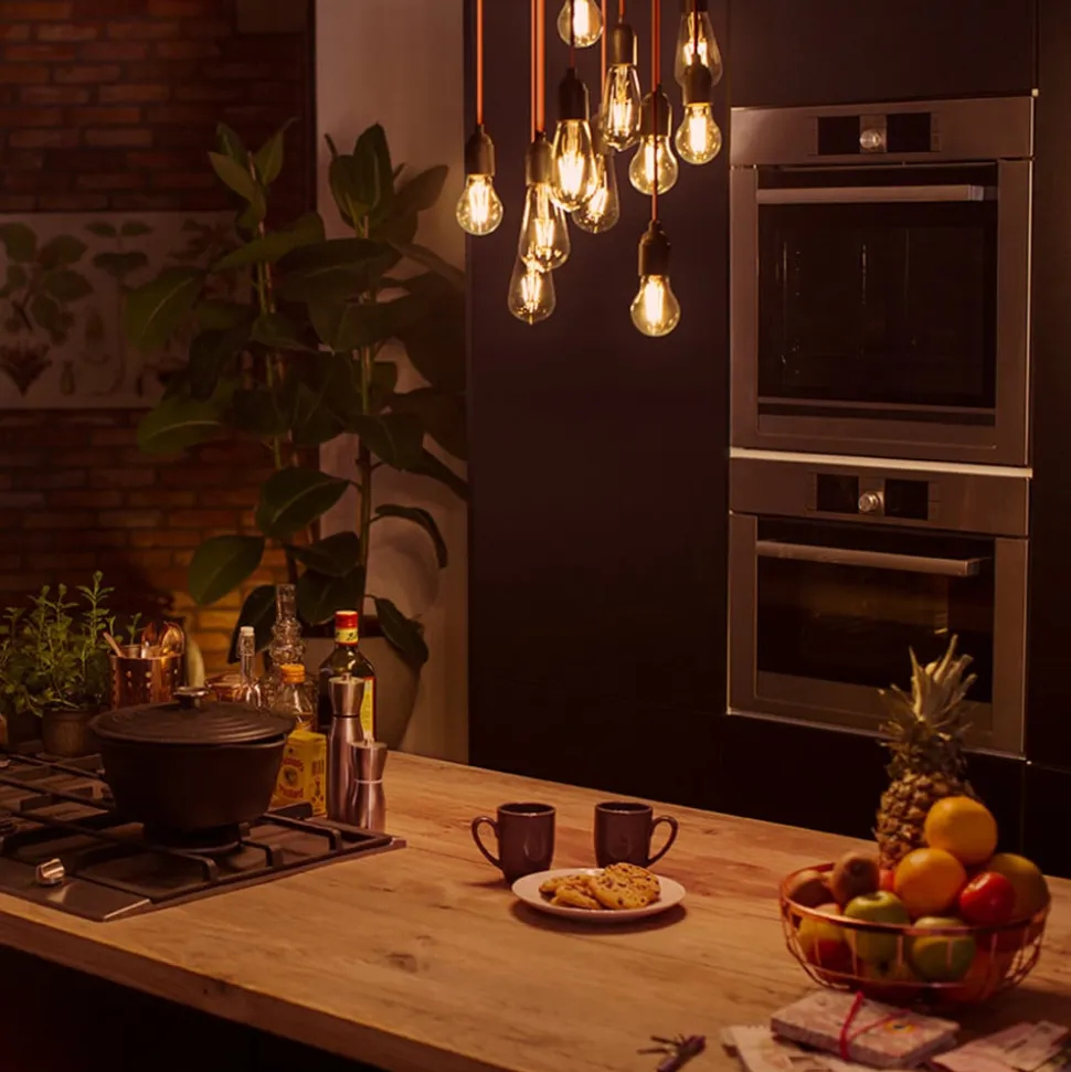 Philips E27 LED-pære filament 4,3W 2.700K