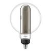 Philips Giant Globe røgfarvet LED-pære E27 6,5W
