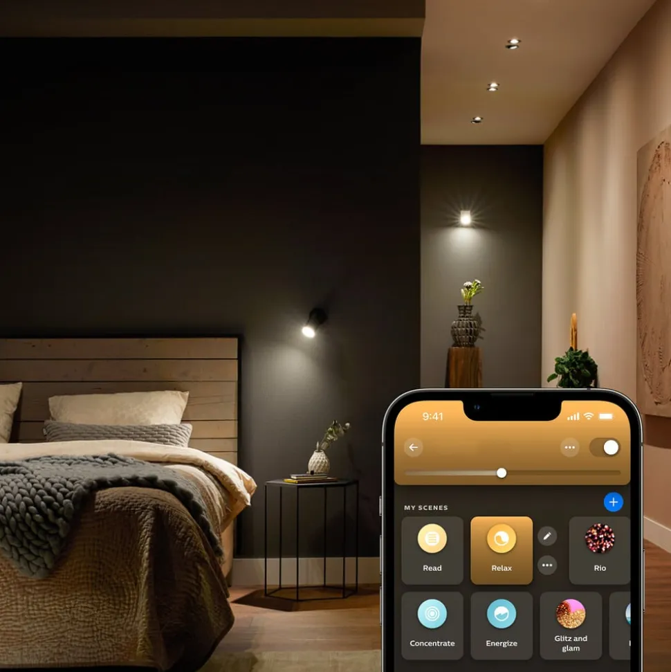 Philips Hue hvid LED-reflektorpære GU10 4,2 W 2.700 K