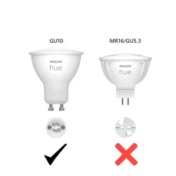 Philips Hue hvid LED-reflektorpære GU10 4,2 W 2.700 K