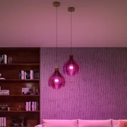 Philips Hue LED-pærer 2x E27 8,1 W CCT RGB Bridge Pro
