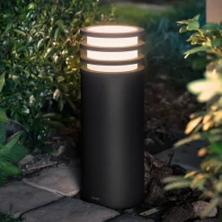 Philips Hue Lucca LED-sokkellampe, sort, smart