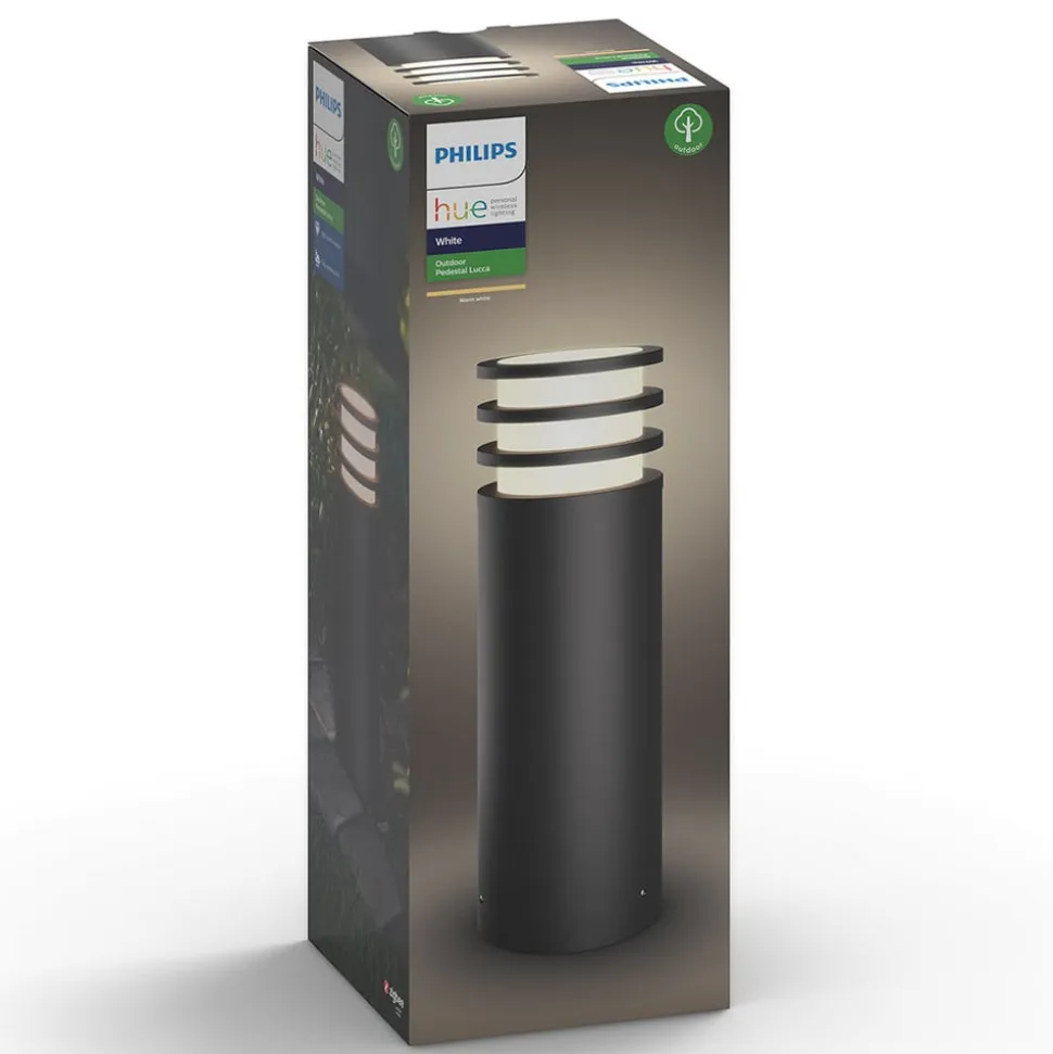 Philips Hue Lucca LED-sokkellampe, sort, smart