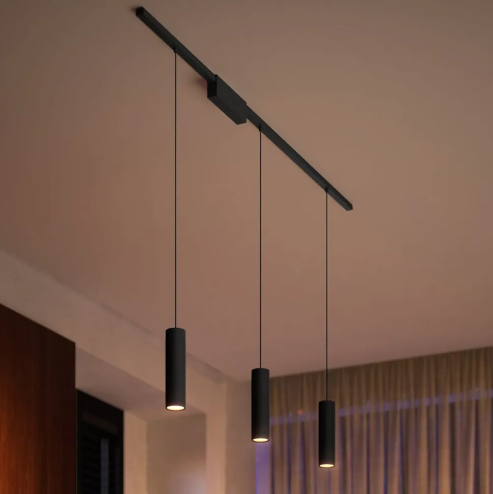 Philips Hue Perifo-skinne, 3 LED-pendler, sort