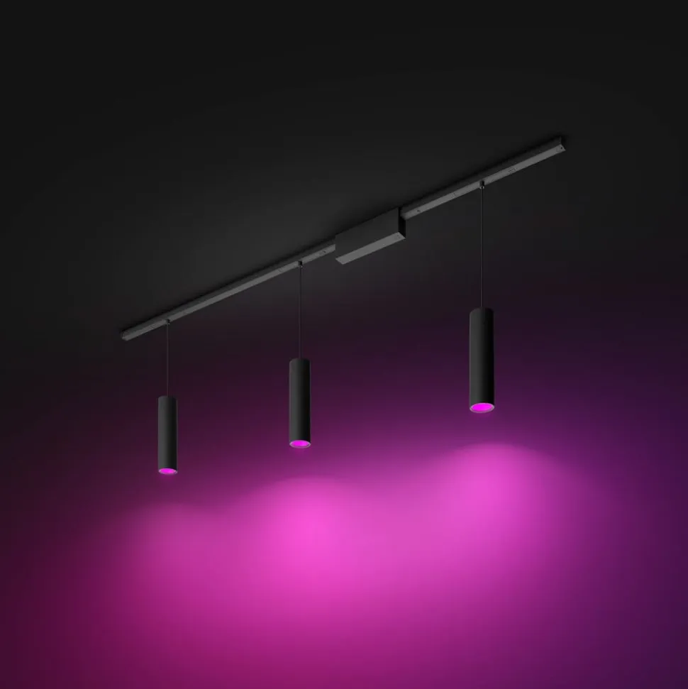 Philips Hue Perifo-skinne, 3 LED-pendler, sort