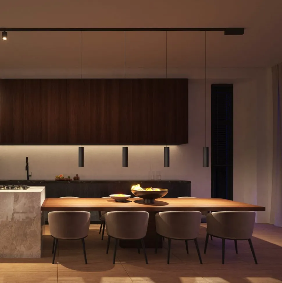 Philips Hue Perifo-skinne, 3 LED-pendler, sort