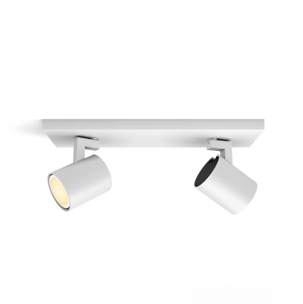 Philips Hue Runner LED-spot, 2 lyskilder, lysdæmper, hvid