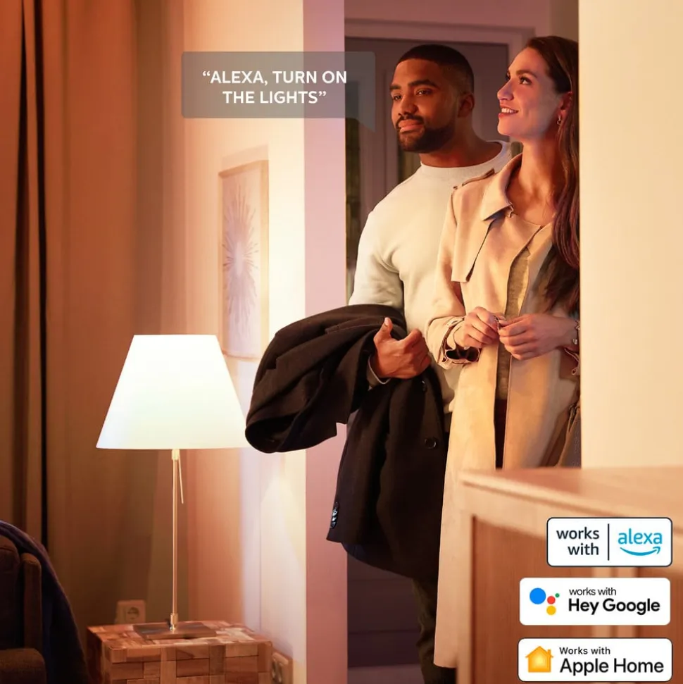 Philips Hue White LED-reflektorpære GU10 4,2 W, 2-pak