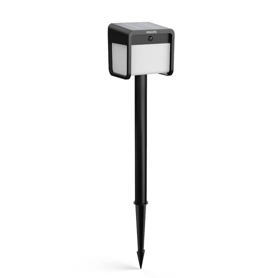 Philips LED-lampe med jordspyd Ezra UE, plast, IP44