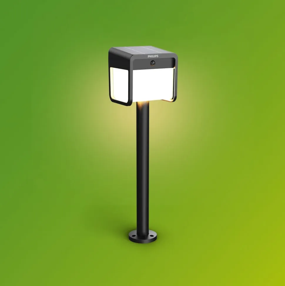 Philips LED-lampe med jordspyd Ezra UE, plast, IP44