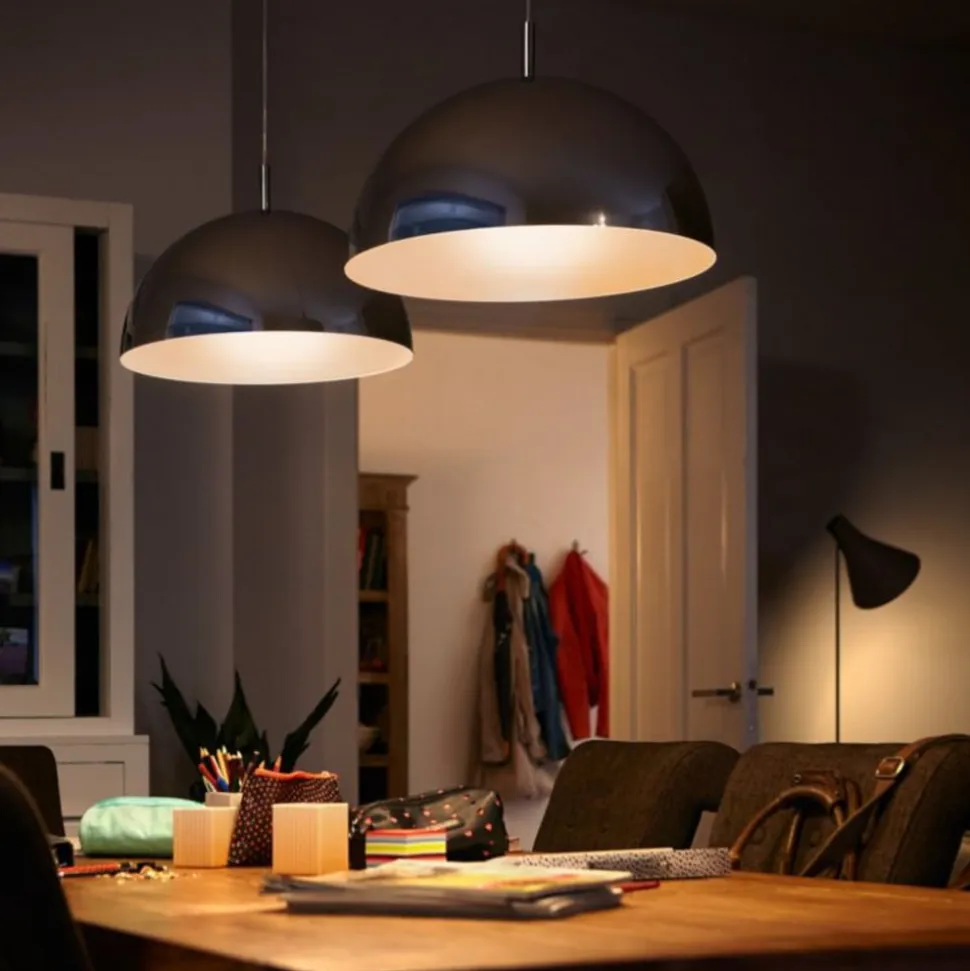 Philips LED-pære E27 4,9 W 470lm 2.700 K mat 2 stk