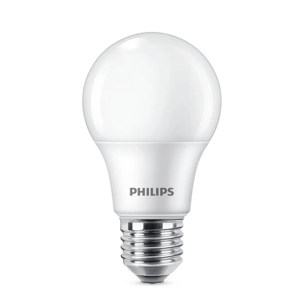 Philips LED-pære E27 4,9 W 470lm 2.700 K mat 2 stk