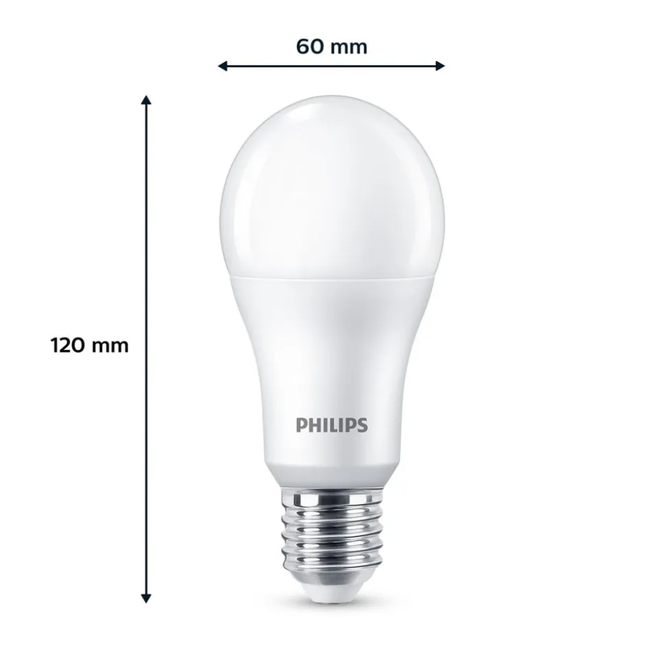 Philips LED-pære E27 13 W 1.521lm 2.700 K mat 3