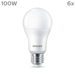Philips LED-pære E27 13 W 1.521lm 4.000 K mat 6