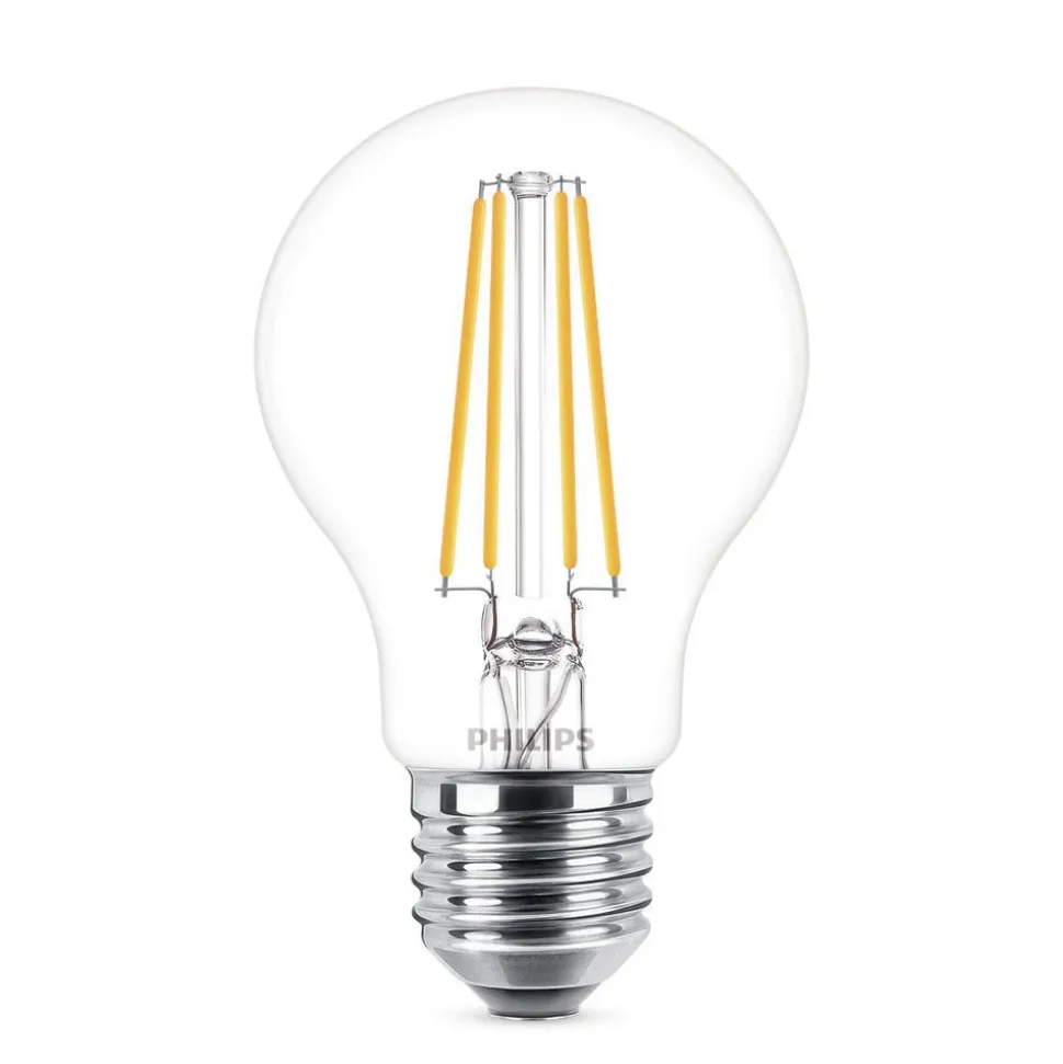 Philips LED-pære E27 7 W 850lm 4.000 K klar 3 stk