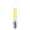 Philips LED-pære, E14 B35, 3,4 W, 2.700 K, WarmGlow