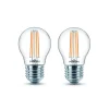 Philips LED-pære E27 P45 4,3 W filament 2.700 K, 2