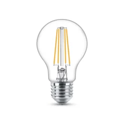 Philips LED-pære E27 7W 2.700K glødetråd klar sæt med 2 stk