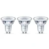 Philips LED-reflektor GU10 4,6W 2.700 K, 3 stk.