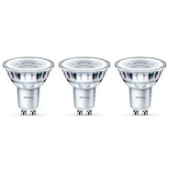 Philips LED-reflektor GU10 4,6W 2.700 K, 3 stk.