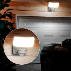Philips LED-udendørs spotlampe Tylus, hvid, 5.000 K, sensor