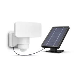 Philips LED-udendørs spotlampe Tylus, hvid, 3.000 K, sensor