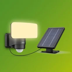 Philips LED-udendørs spotlampe Tylus, sort 3.000K sensor