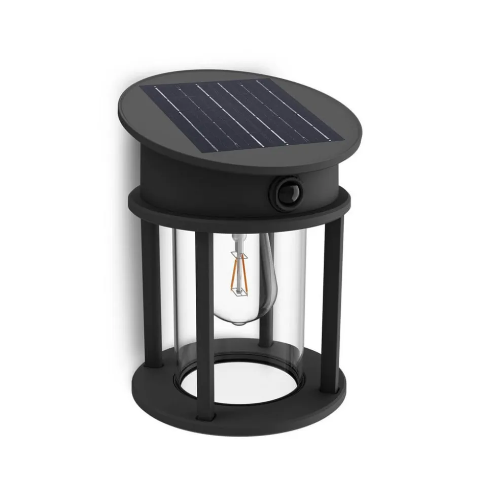 Philips LED-udendørs væglampe Geri UE Sensor, rund, IP44