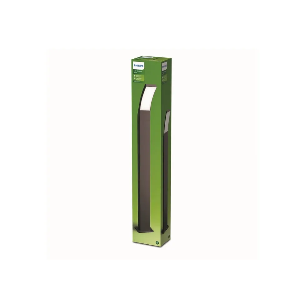 Philips LED-vejlampe Splay, 96 cm, 2.700 K, antracit, IP44